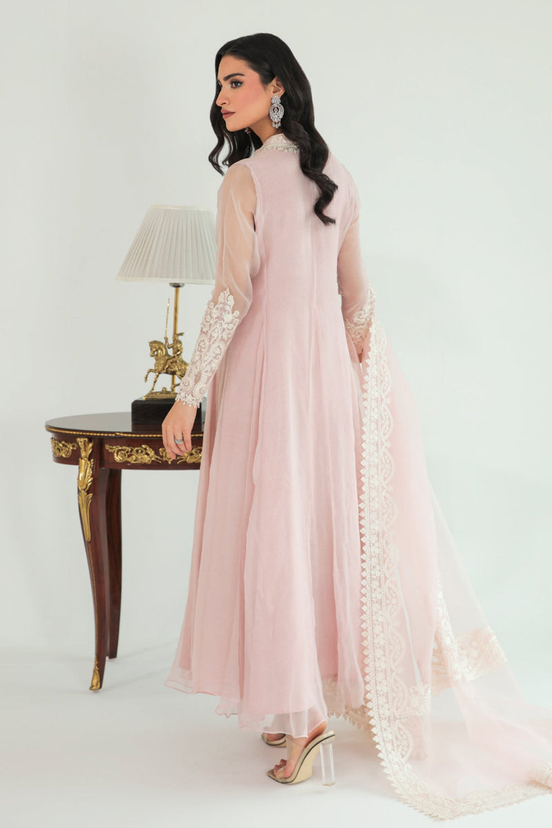 Embroidered Chiffon Frock Pr-685