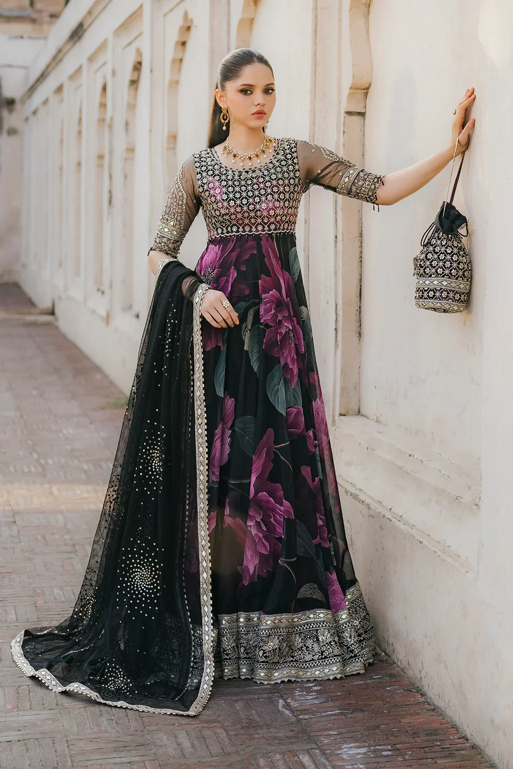 Iznik Luxury Chiffon Embroidered Collection Unstitched UE-321