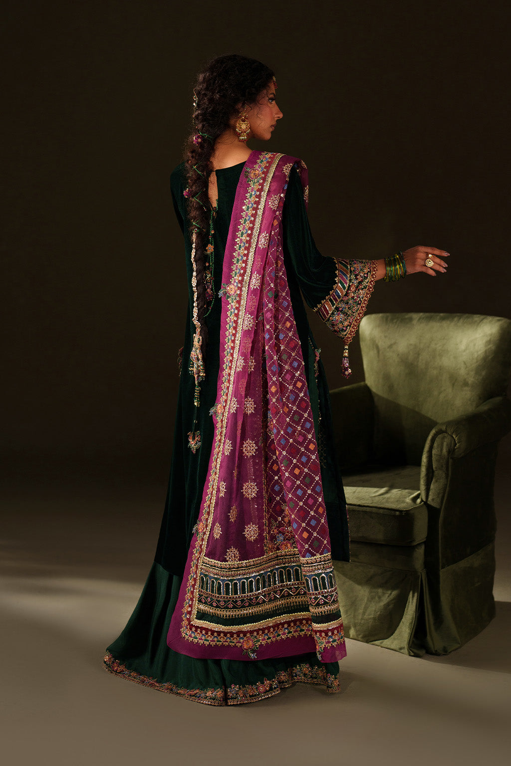 IV-74  Embroidered Velvet