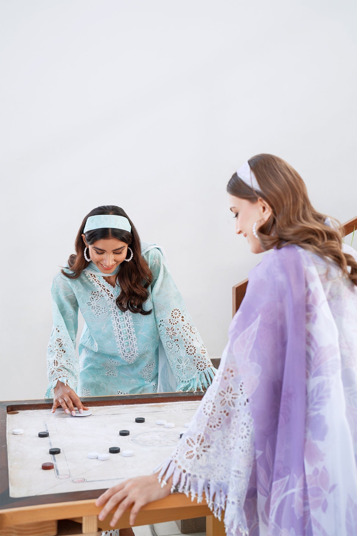 EMBROIDERED PRINTED LAWN UF-4073