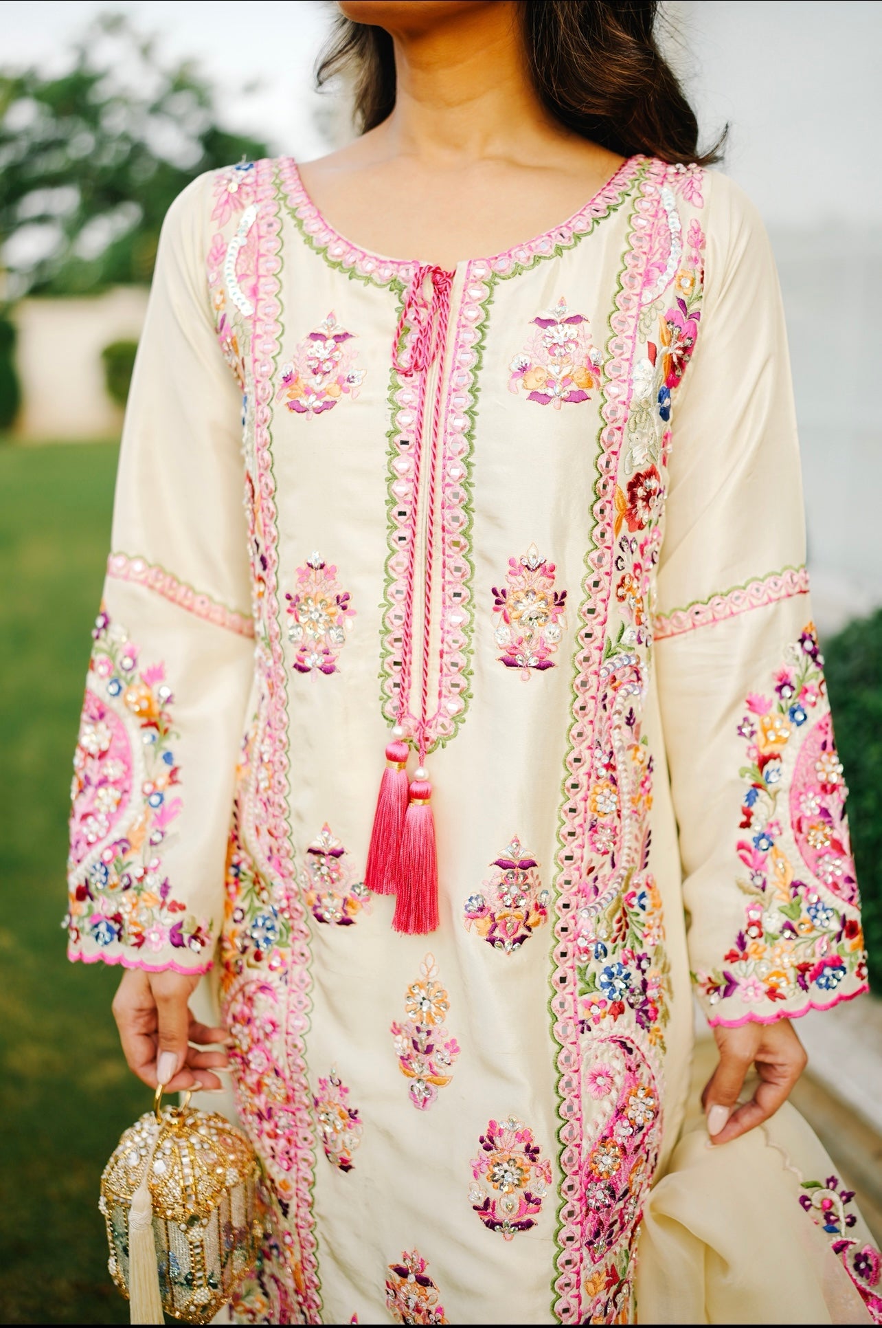 Cotton silk Pants