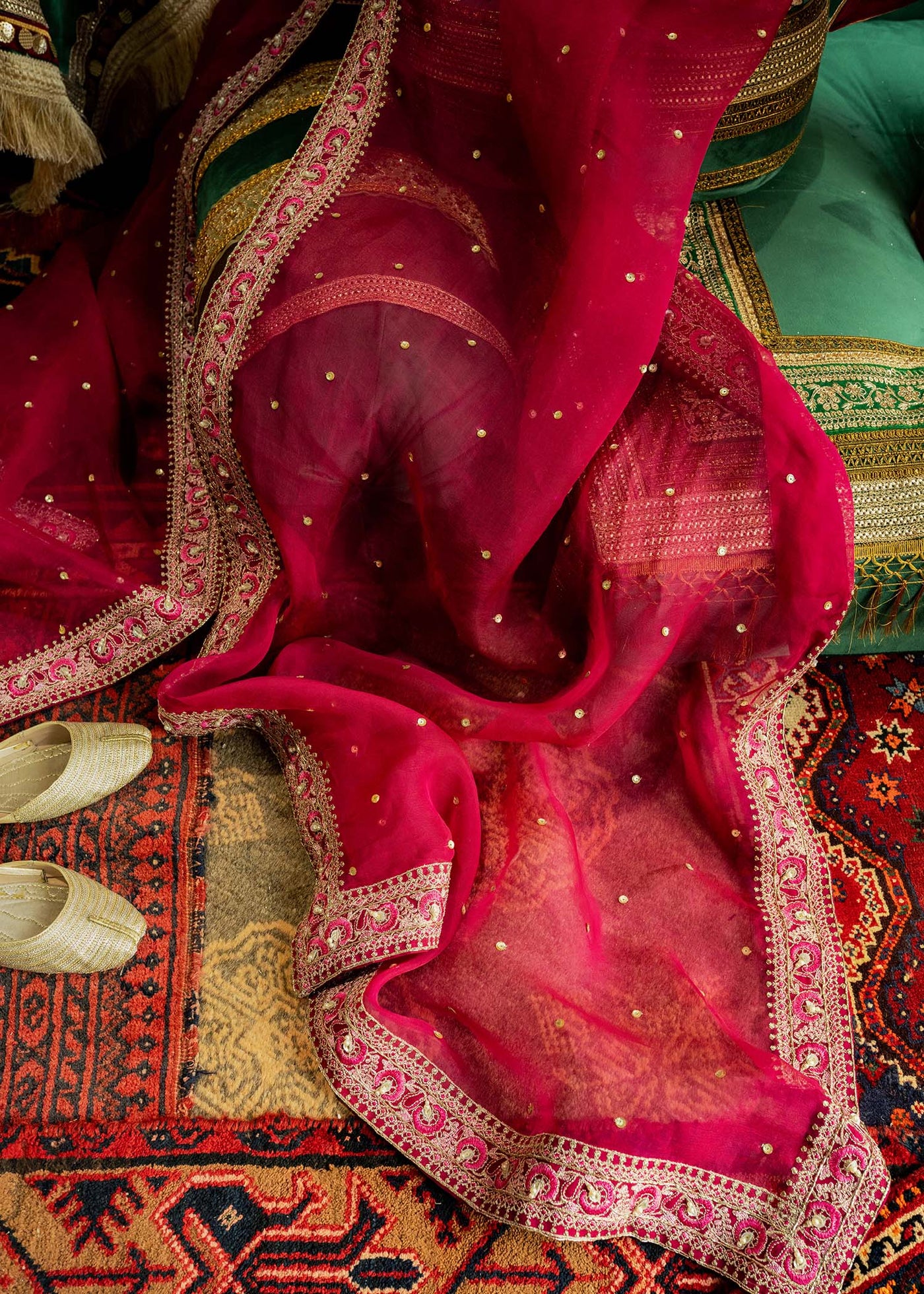 3 Piece Embroidered Lawn Suit with Embroidered Borders