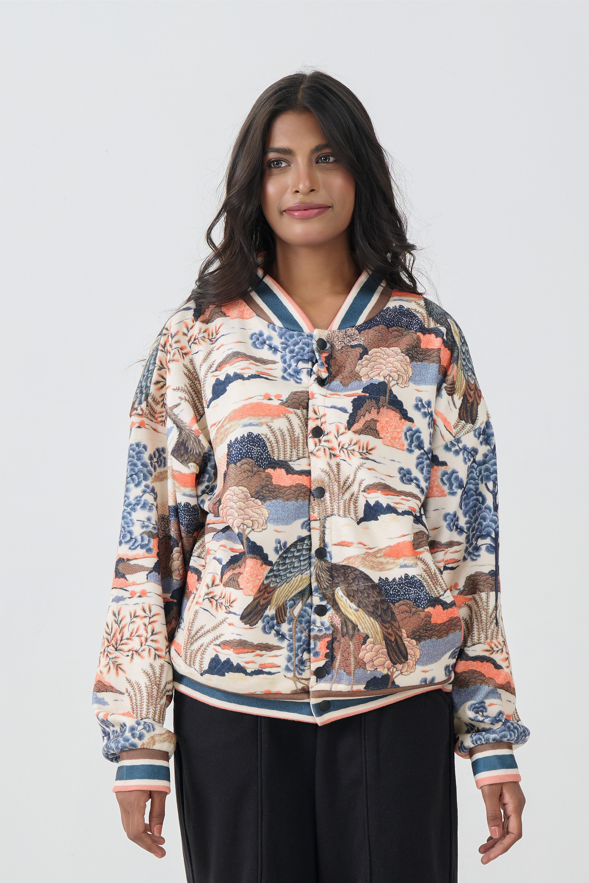 Button Down Bomber Jacket (Landscape)