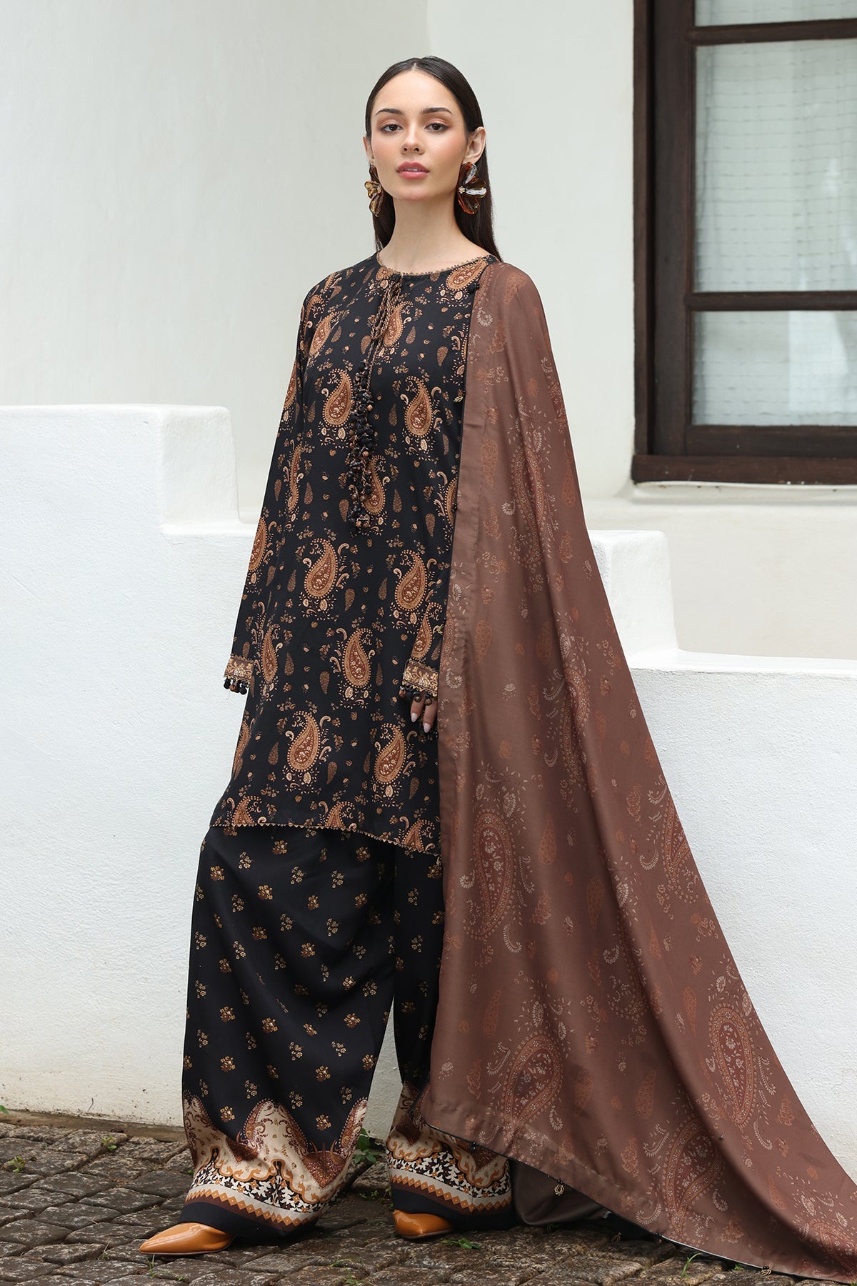 EMBRIODERED VISCOSE SILK SF-4613