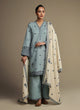 3 Pc Khaddar Embroidered Suit
