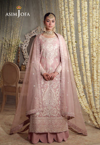 AJULFE-09 Embroidered Javeria Net Unstitched 3 Pcs