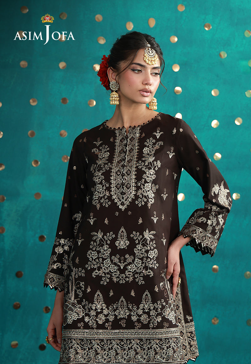 Ajulfb-04 Embroidered Boski Silk Unstitched 2 Pcs