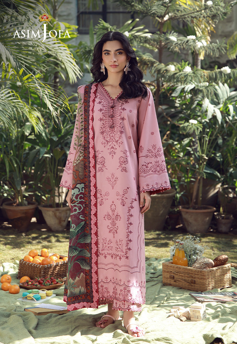 AJMUB-04 Embroidered Cambric Stitched 3 Pcs