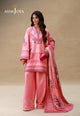 AJULSCD-09 Embroidered Crepe Silk Stitched 3 Pcs