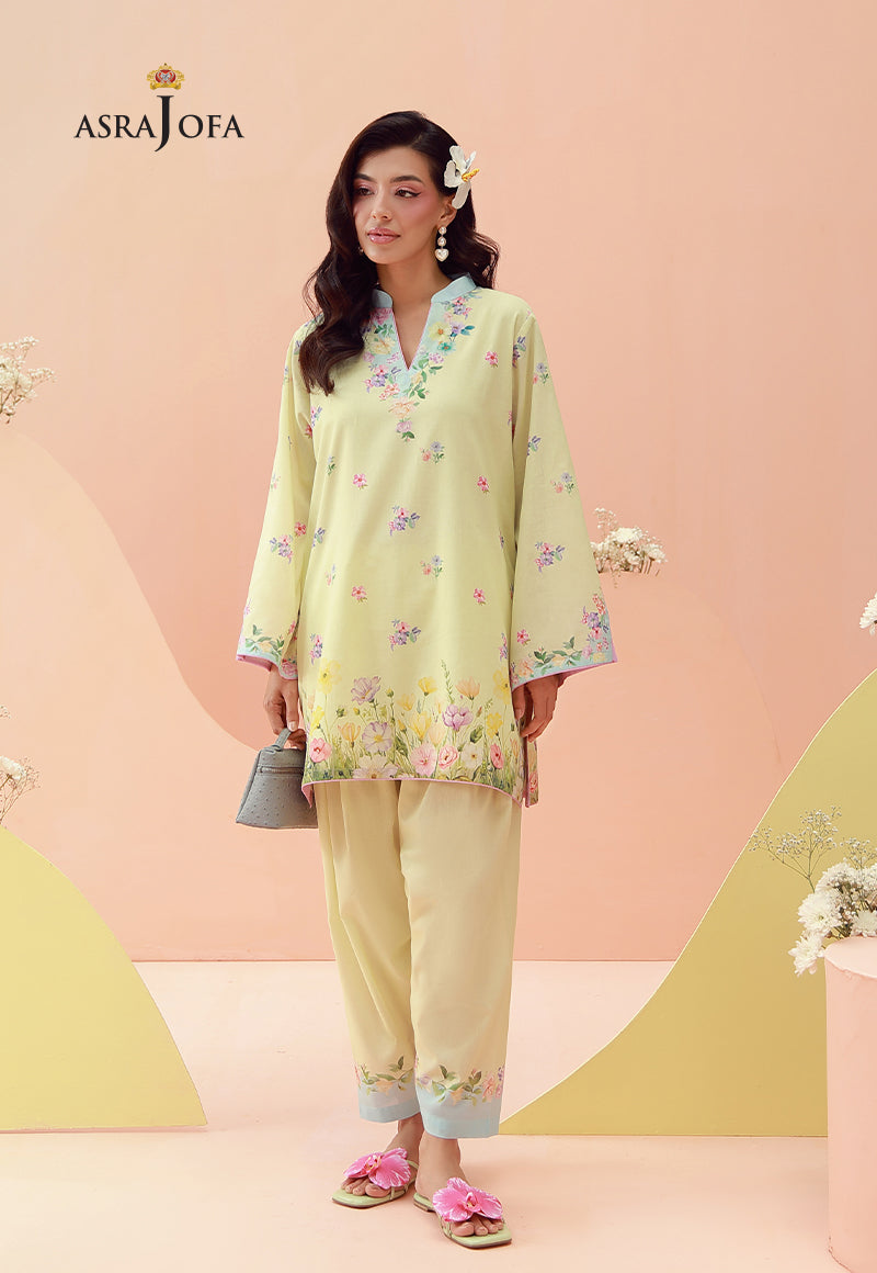 Ajpb-292 Printed Lawn Stitched 2Pcs