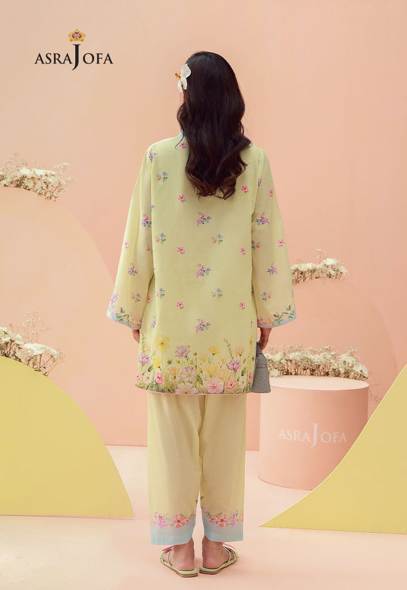 Ajpb-292 Printed Lawn Stitched 2Pcs