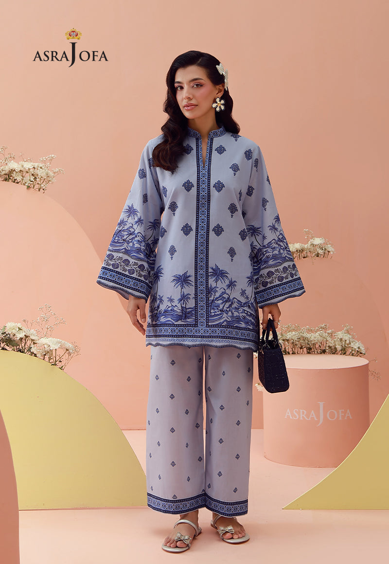 Ajpb-285 Printed Lawn Stitched 2Pcs