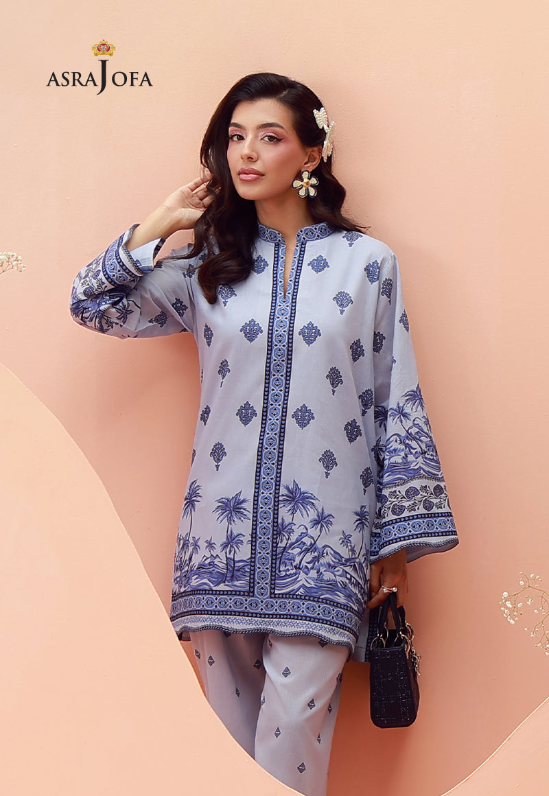 Ajpb-285 Printed Lawn Stitched 2Pcs
