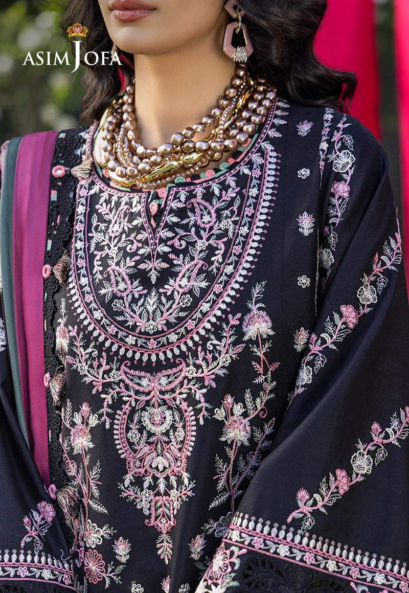 AJULW-05 Embroidered Lawn Unstitched 3 Pcs