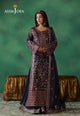 AJULND-13 Embroidered Javeria Net Stitched 3 Pcs