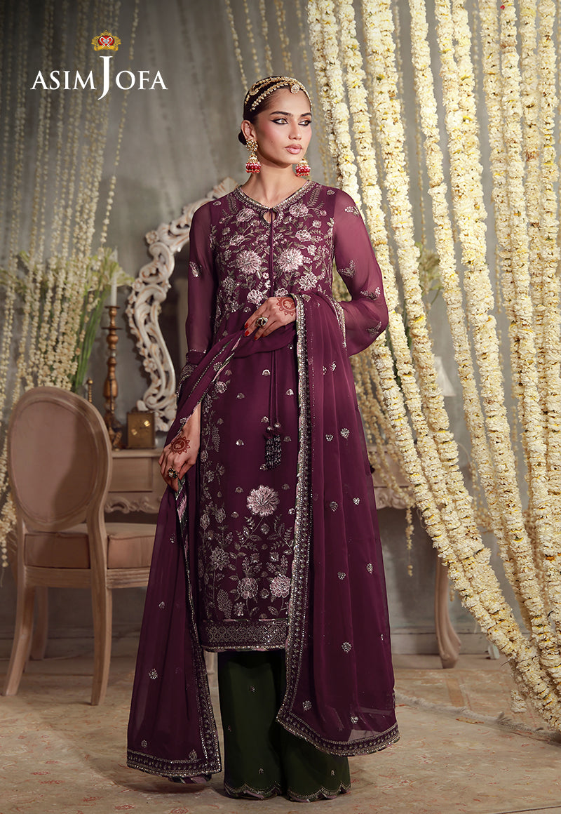 AJUBU-05 Embroidered Jacquard 3 Pcs