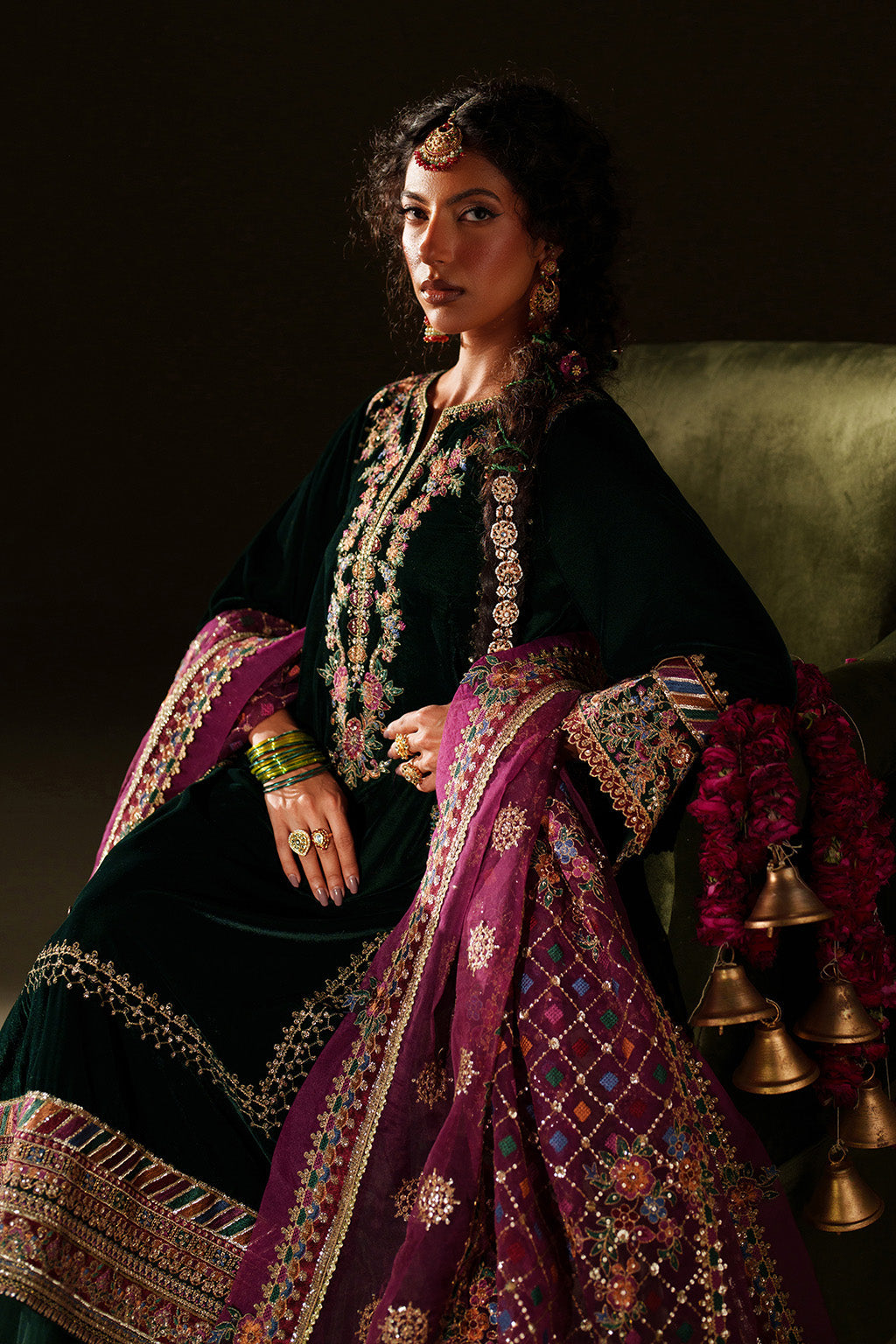 IV-74  Embroidered Velvet