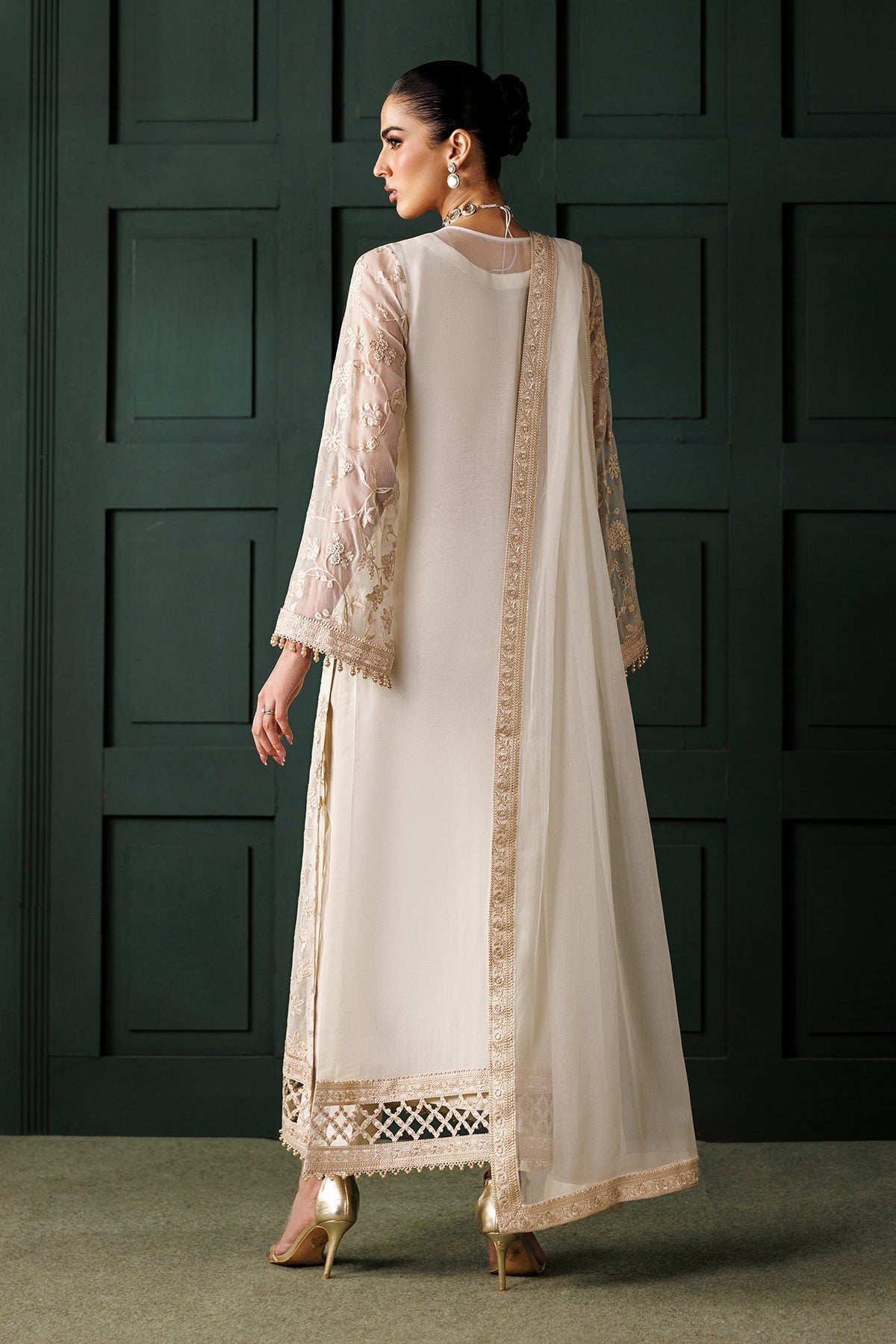 EMBROIDERED CHIFFON UF-4437