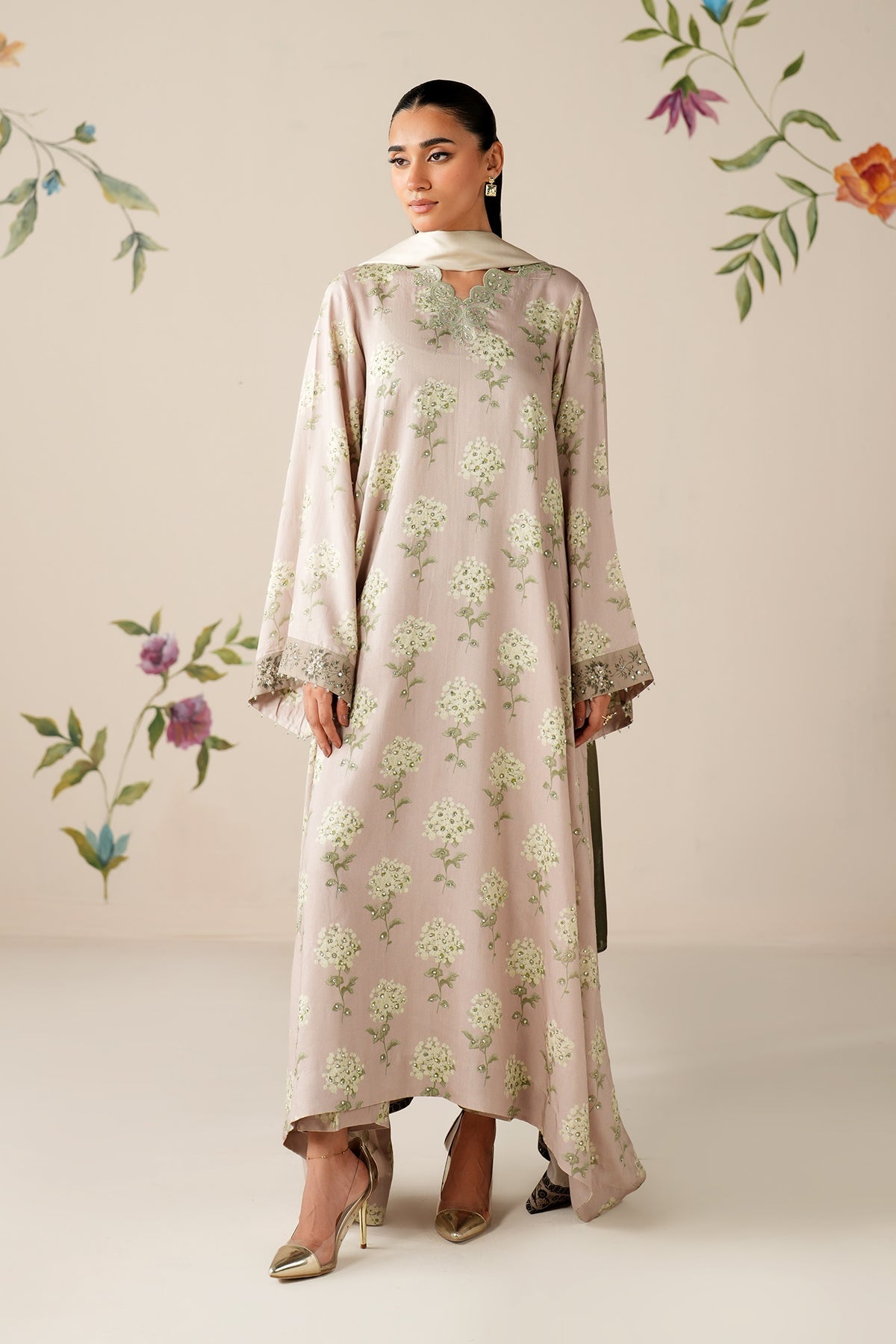 EMBROIDERED VISCOSE PR-1190