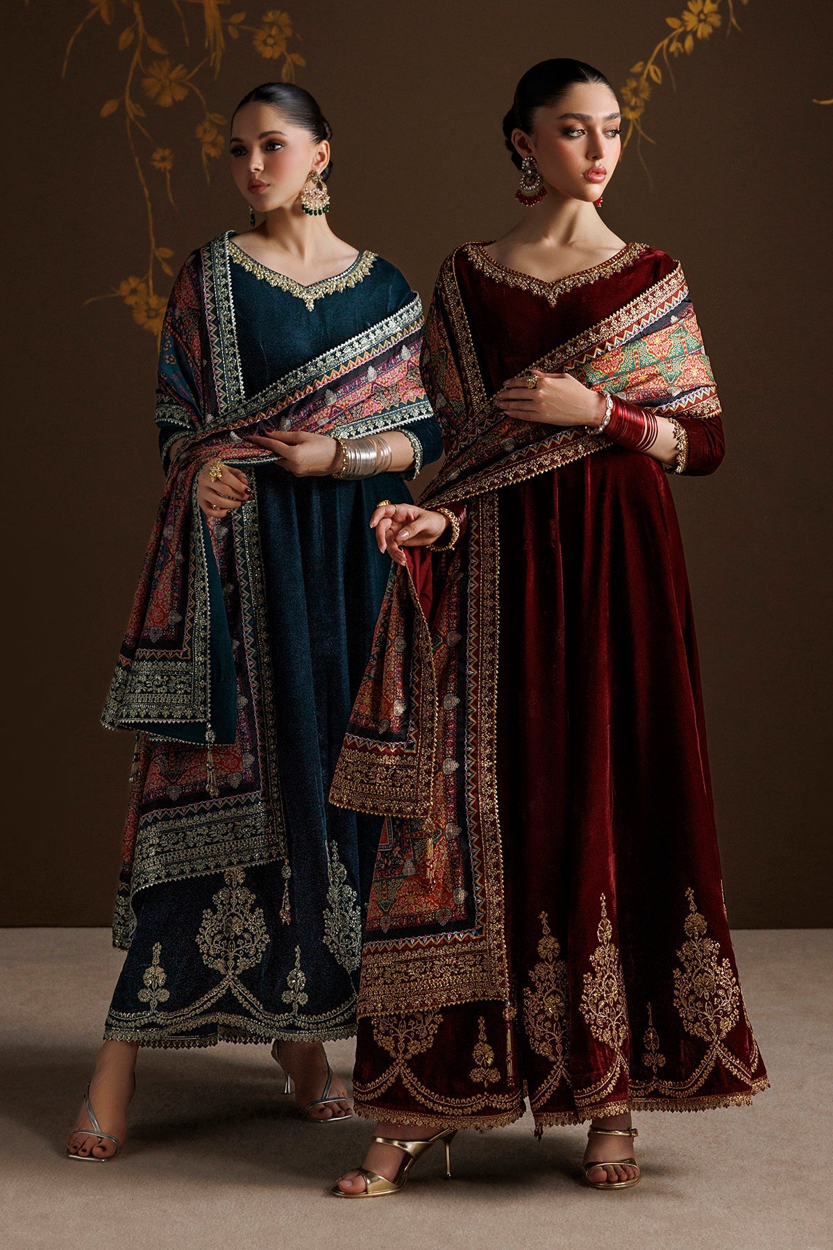EMBROIDERED VELVET PR-1411
