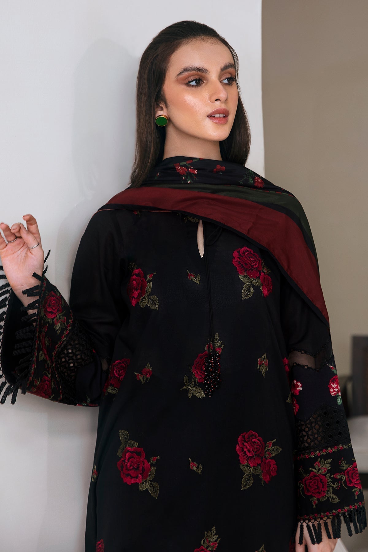 EMBROIDERED LAWN SF-361