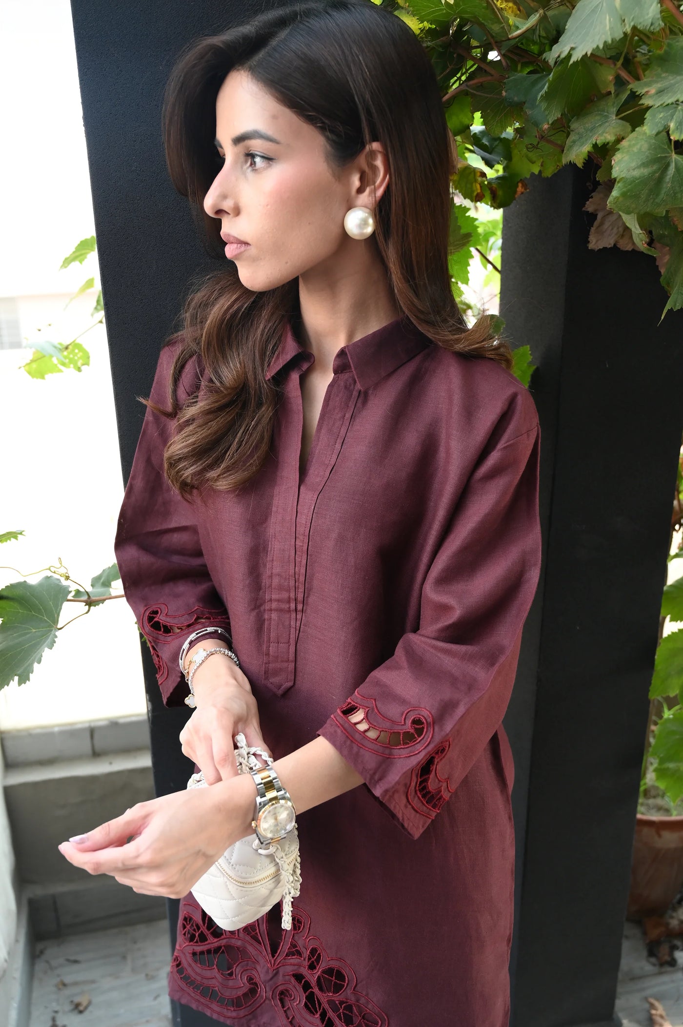 Burgundy Amaani Set