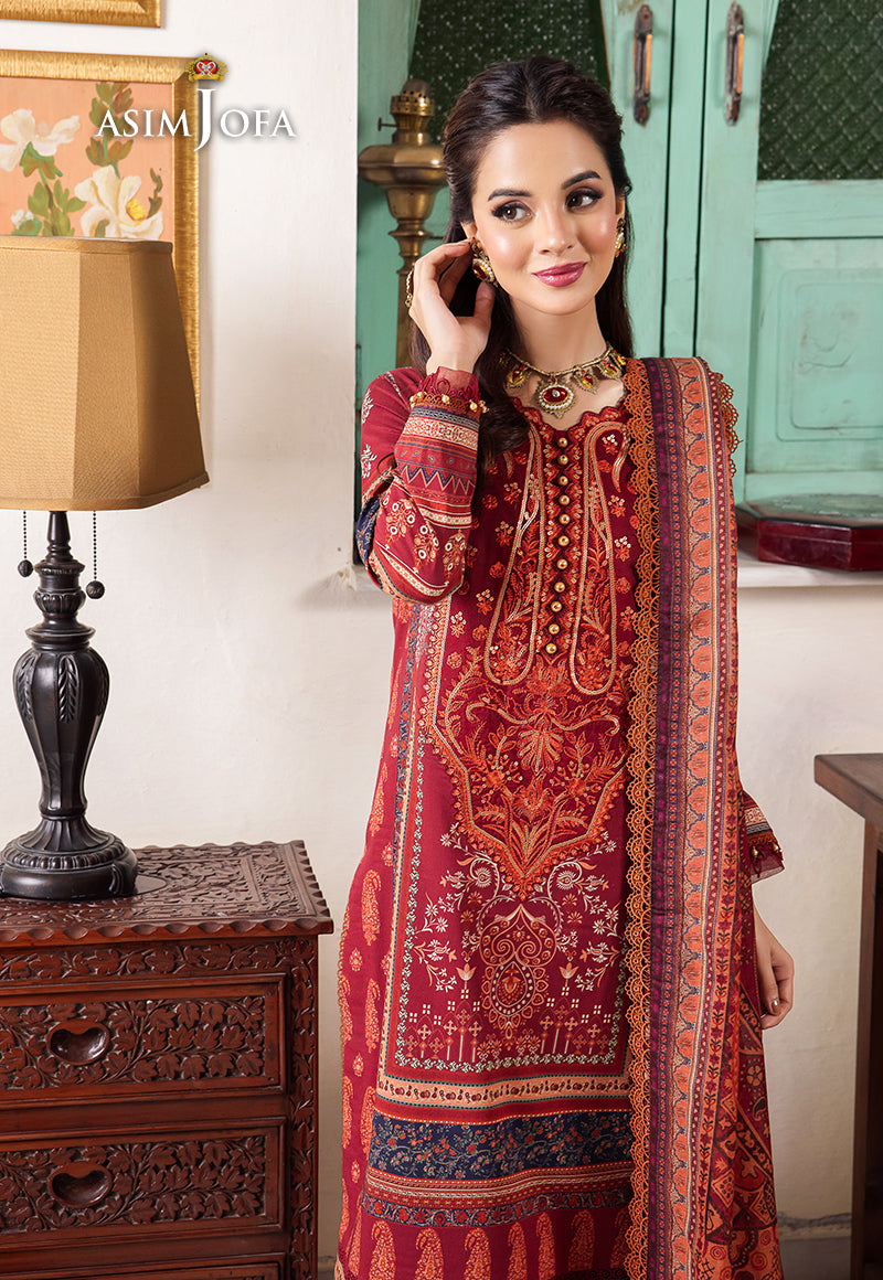 AJRW-26 DESIGNERS STITCHED PREMIUM WINTER COTTON 3 PCS