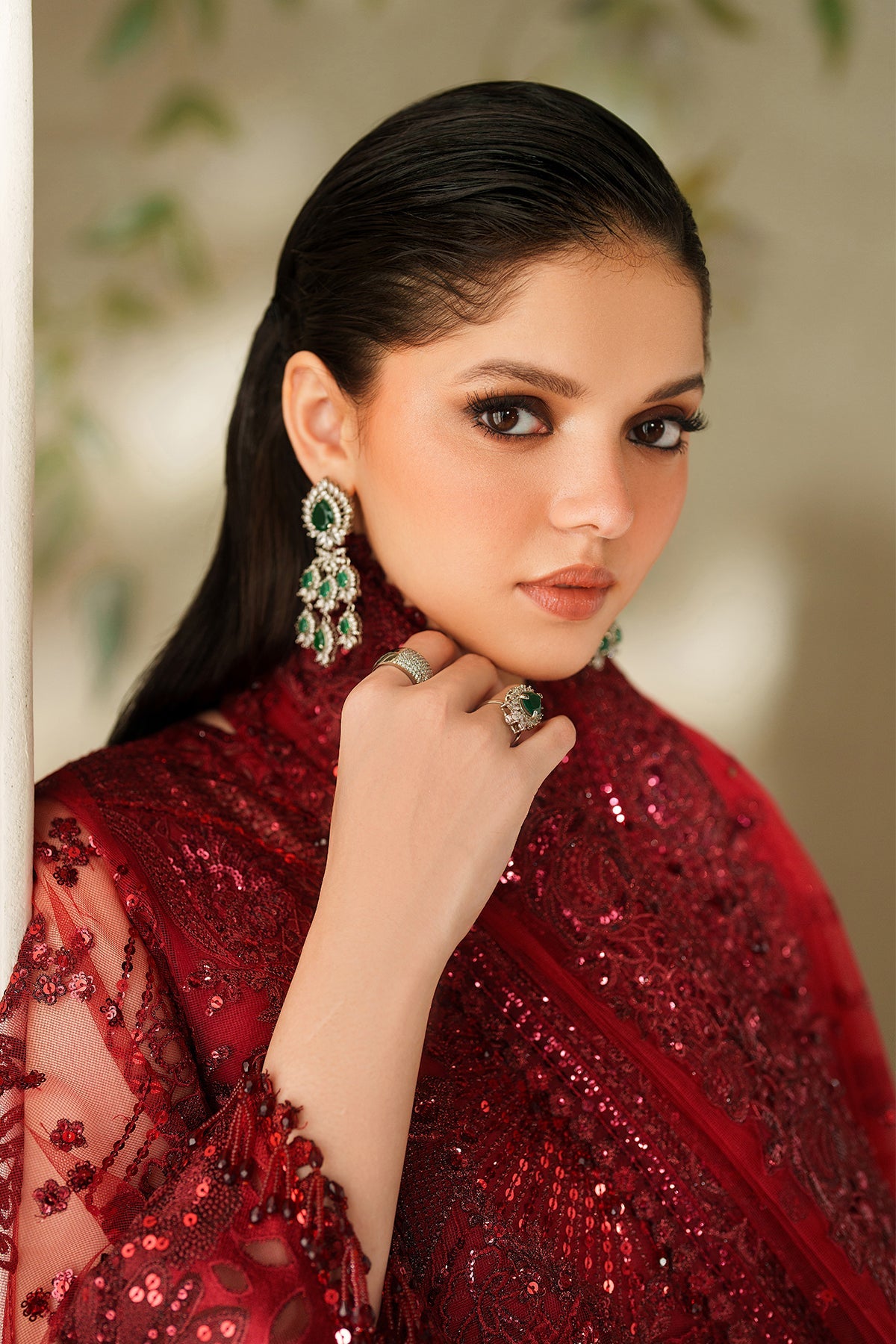 EMBROIDERED NET CH14-01 UNSTITCHED