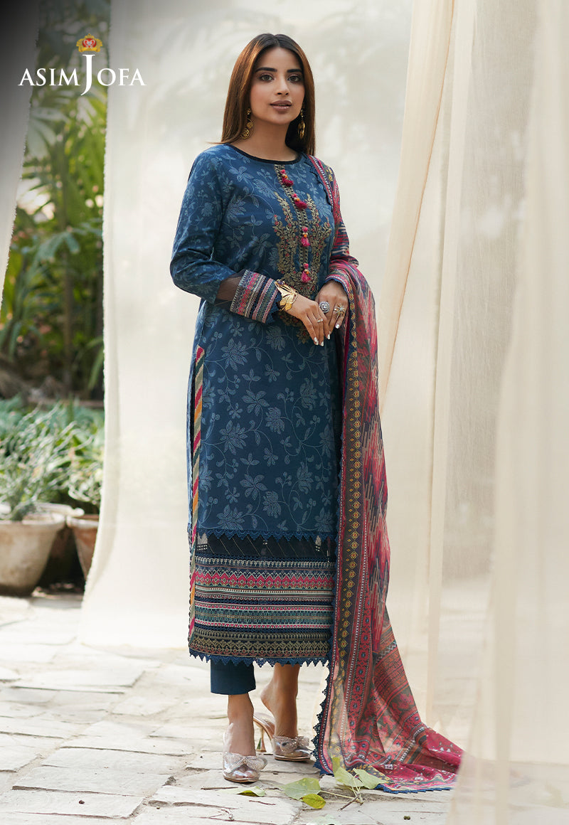 AJS-20 EMBROIDERED LAWN 2 PCS