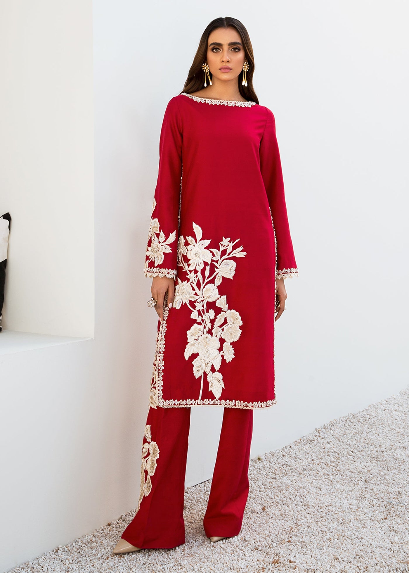 3 Piece Embroidered Lawn Suit