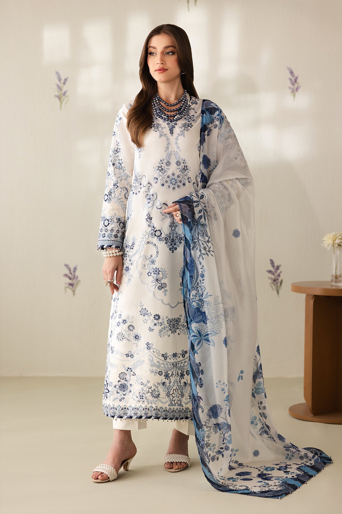 EMBROIDERED LAWN UF-4423