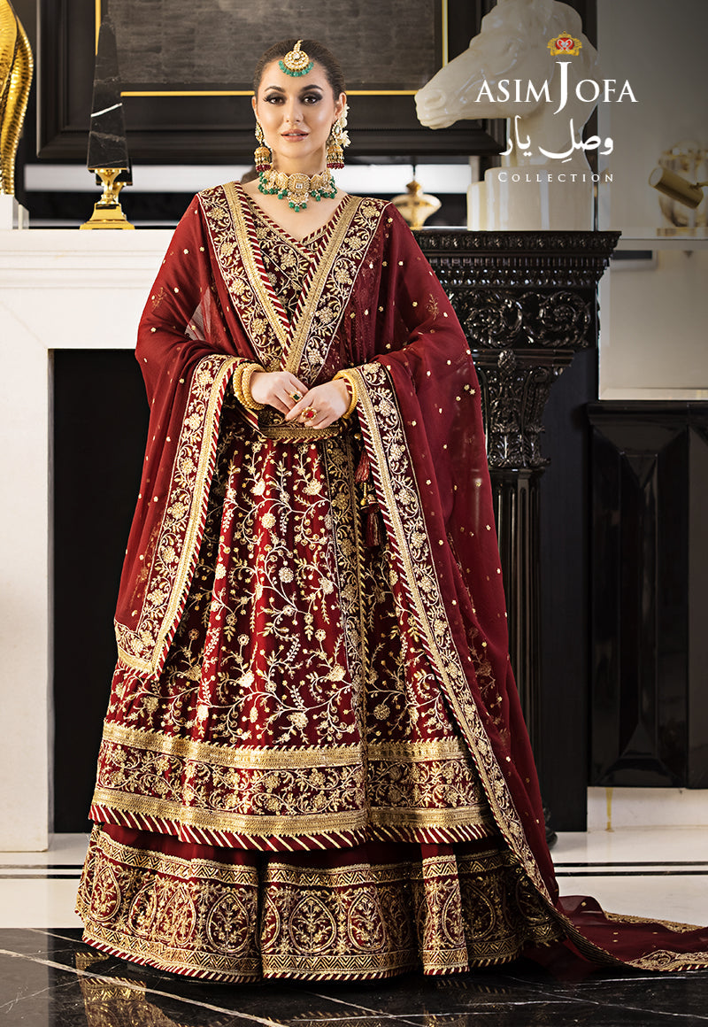 AJVY-03 DESIGNERS STITCHED EMBROIDERED CHIFFON 3 PCS
