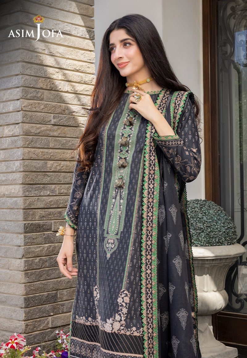 AJS-10 PRINTED LAWN 3 PCS