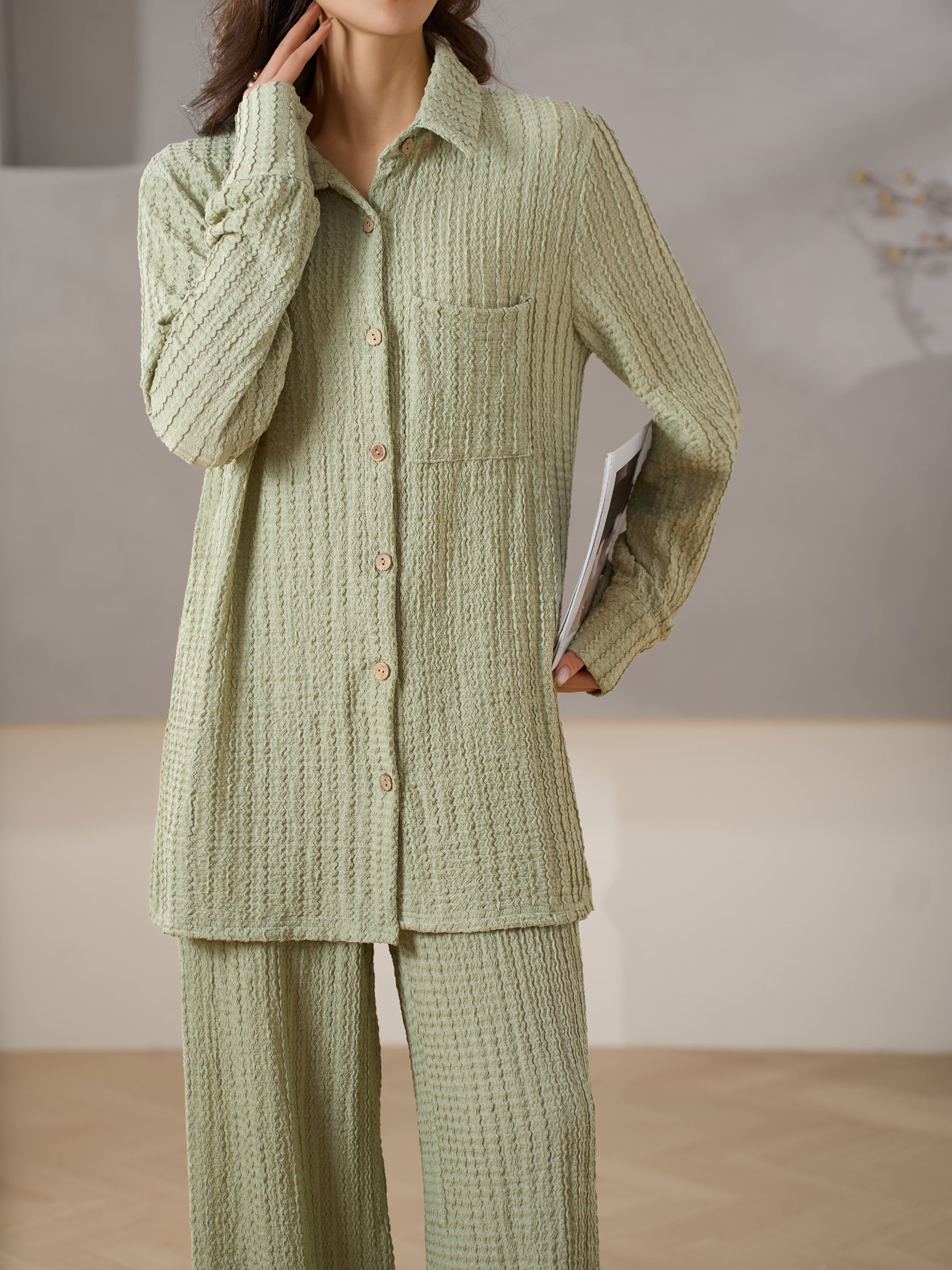 Palma Textured Summer Suit