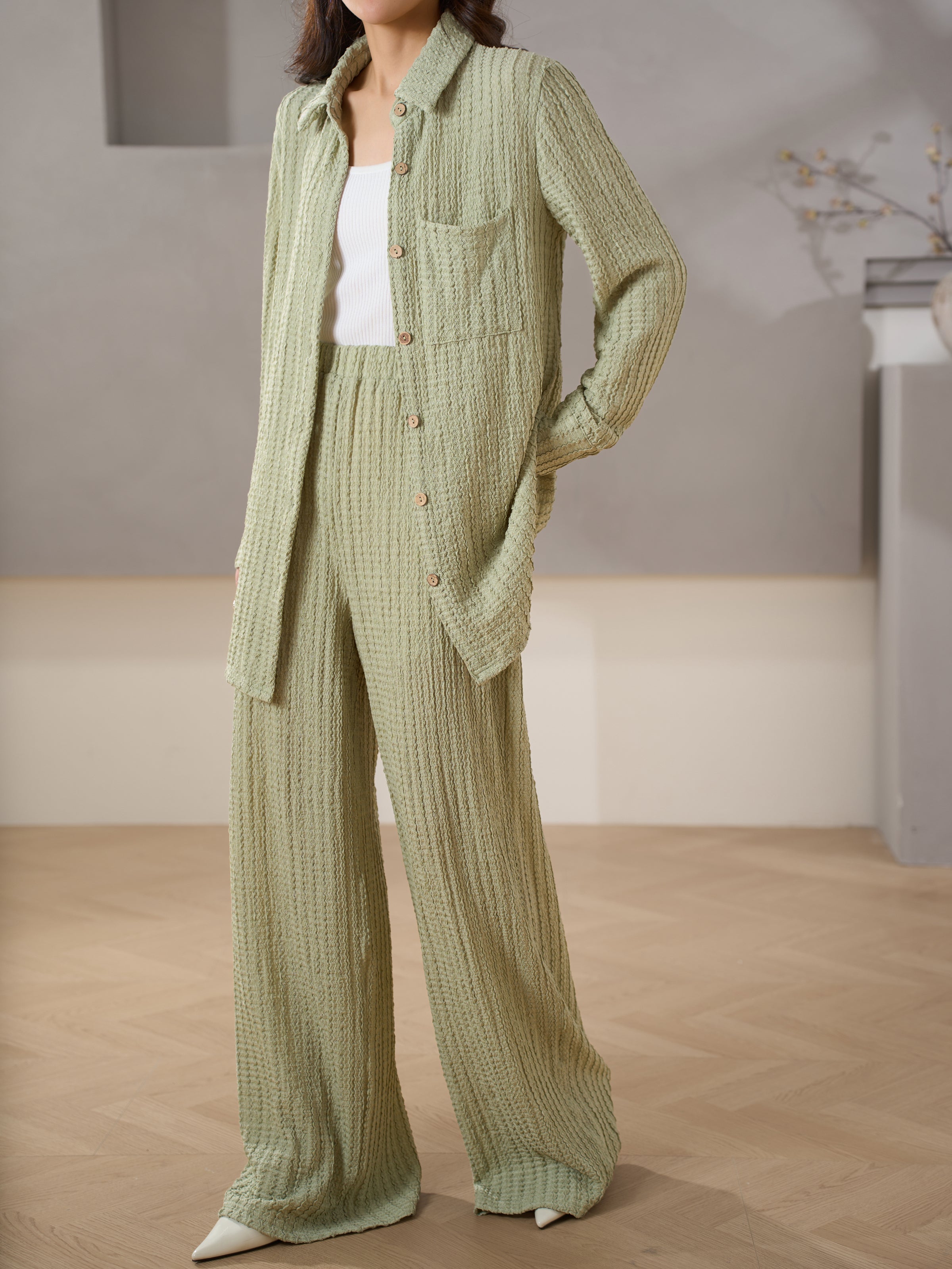 Palma Textured Summer Suit