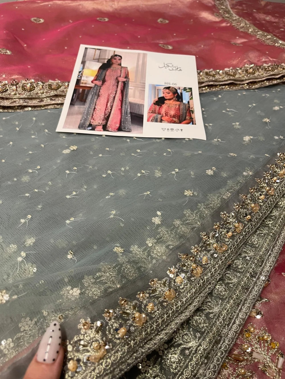 Haris Shakeel – Iqra Style, 2 Dupattas