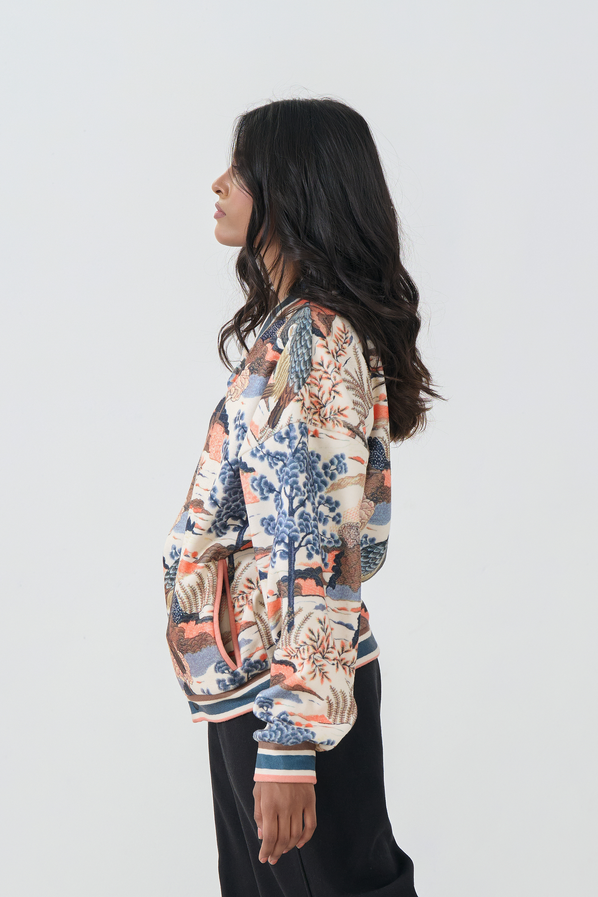 Button Down Bomber Jacket (Landscape)