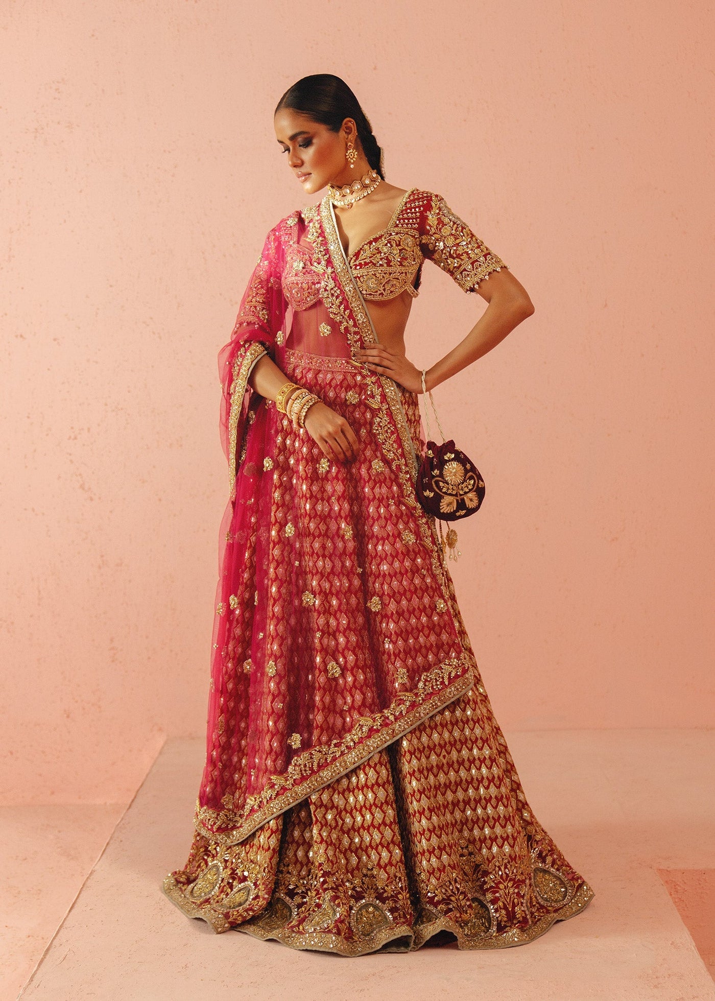 3 Piece Embroidered Dobby Lawn Suit