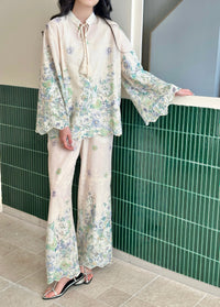 Phuket Embroidered Detail Suit