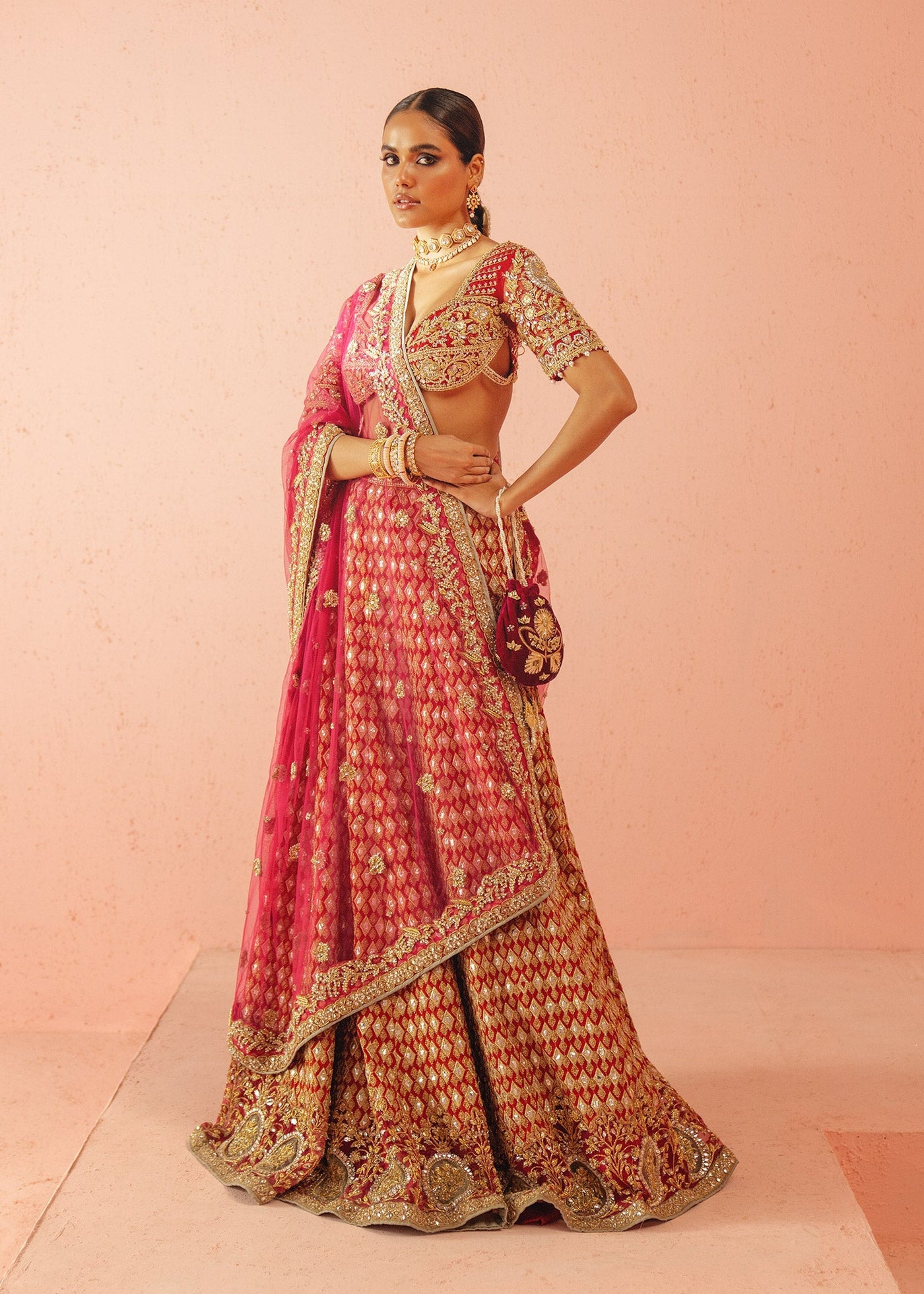 3 Piece Embroidered Dobby Lawn Suit