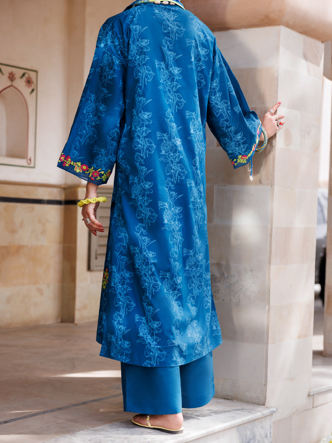 Teal Lawn Tunic - AL-LK-968