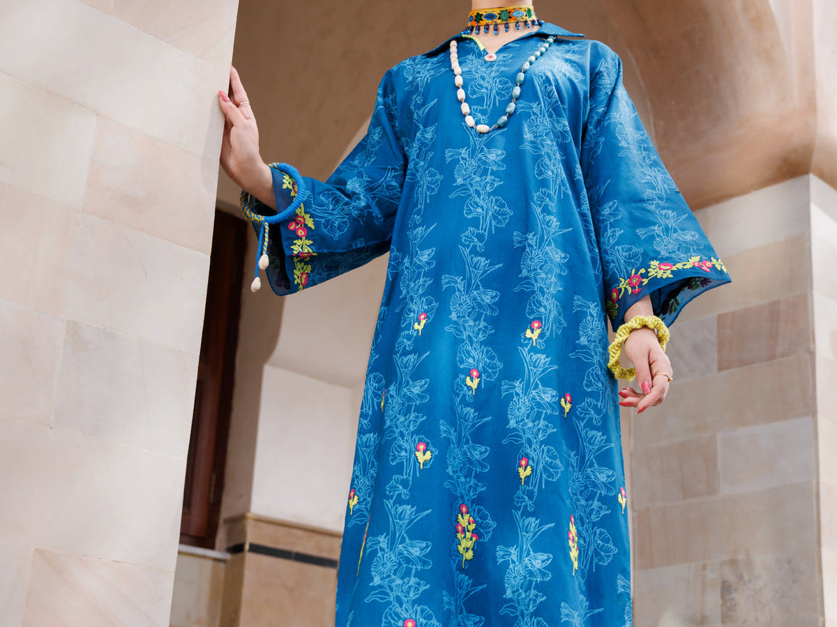 Teal Lawn Tunic - AL-LK-968