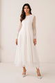 EMBROIDERED CHIFFON FROCK PR-1125