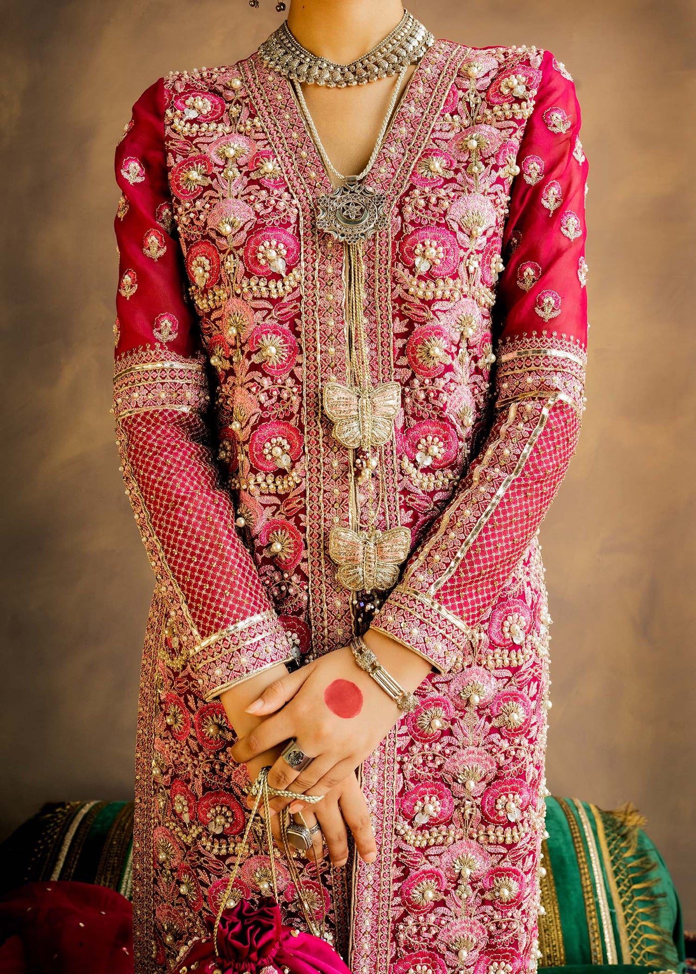 3 Piece Embroidered Lawn Suit with Embroidered Borders