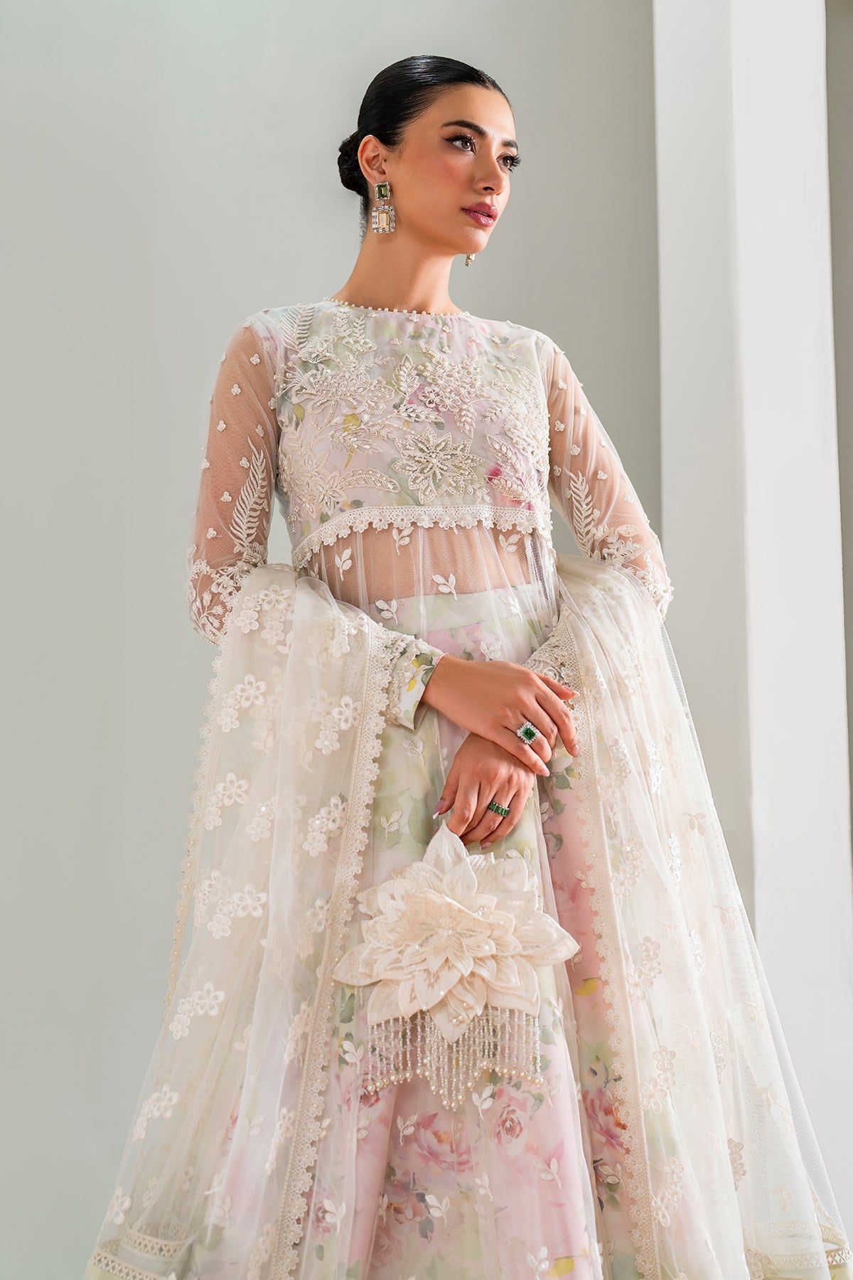 EMBROIDERED NET UF-686