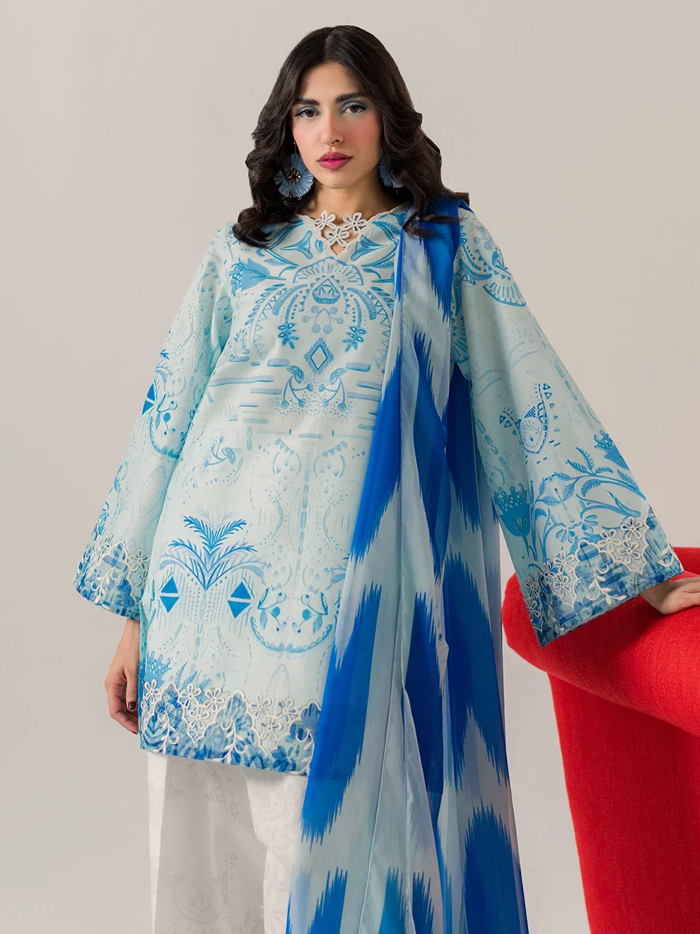 Meadow - 3Pc Printkari Suit