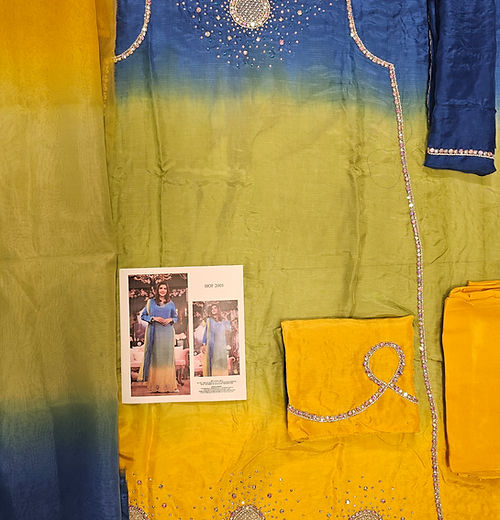 Farida Hasan – Neon Ombre Style
