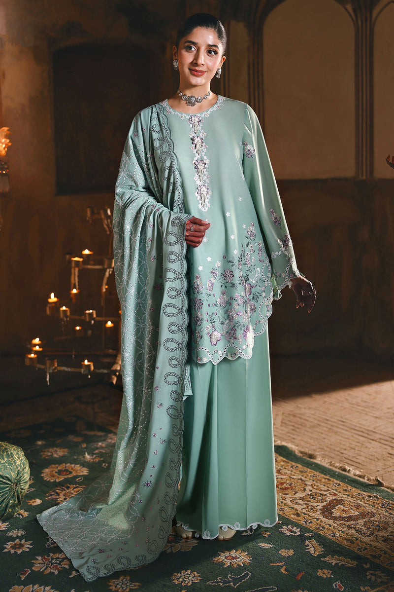 Meadow Muse-3Pc Embroidered Lawn Suit