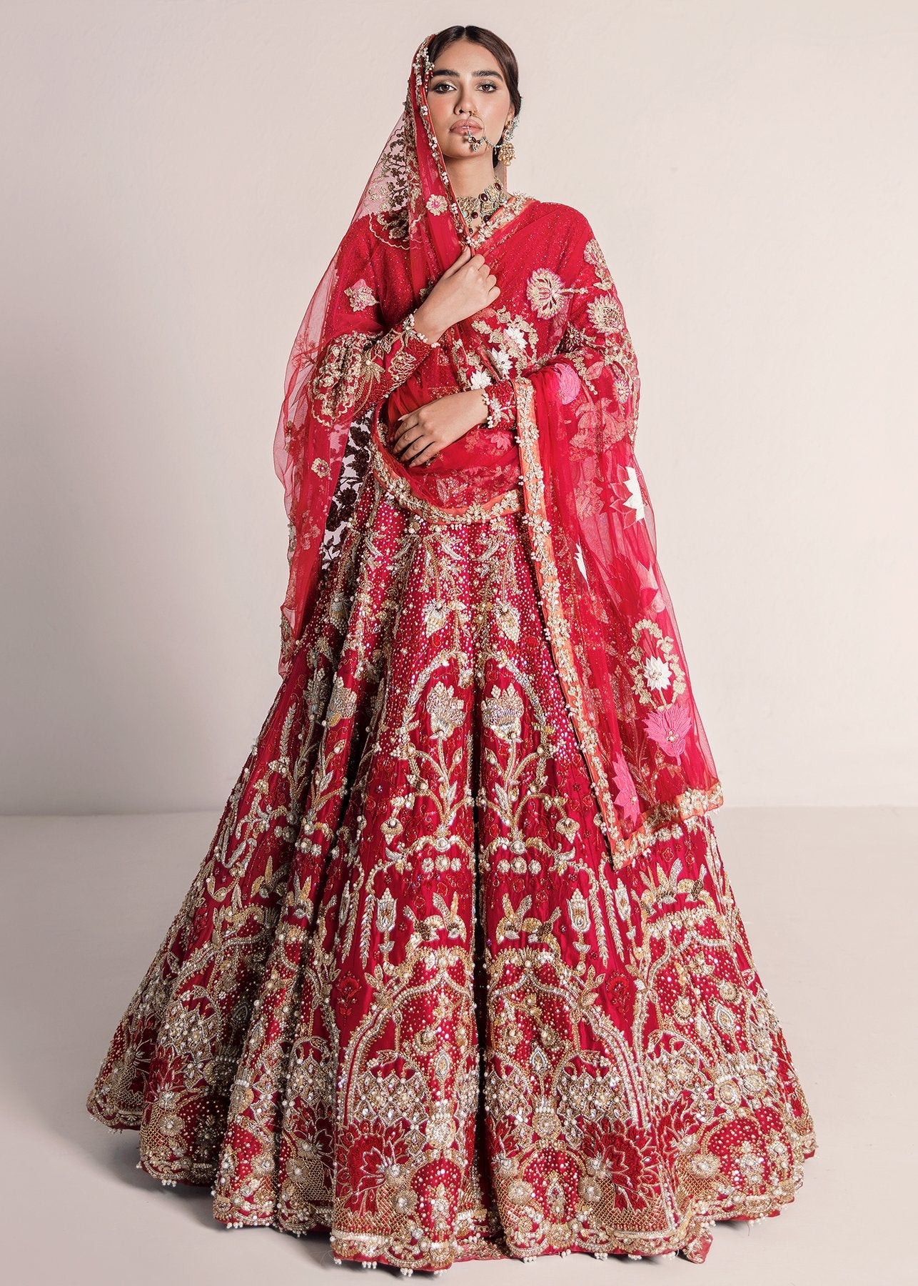 Cut & Sew Organza Dupatta (as shown)