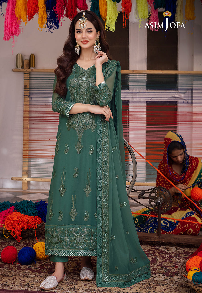 Ajab-23 Embroidered Chiffon 3 Pcs